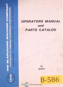 Blanchard-Blanchard 42 Series, Grinder Installation Operations and Parts Manual-42-Series 42-01